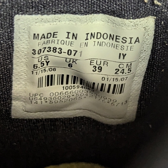 RARE Nike Air Jordan 1 Retro New Love 2007 6.5Y Black Yellow Juniors - Picture 7 of 13